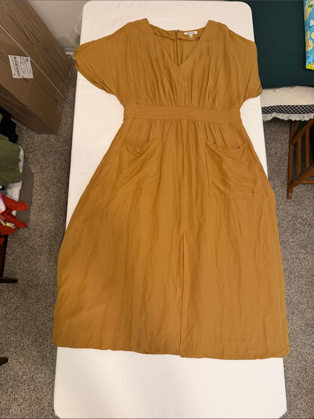 Madewell V-Neck Pocket Maxi Dress